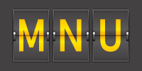 Airport code MNU