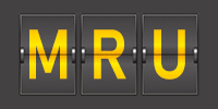 Airport code MRU