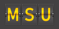 Airport code MSU