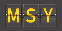 Airport code MSY