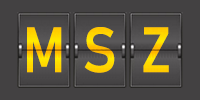 Airport code MSZ
