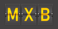 Airport code MXB