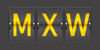 Airport code MXW
