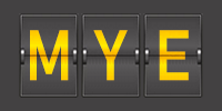 Airport code MYE