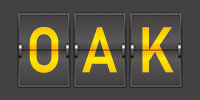 Airport code OAK