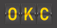 Airport code OKC