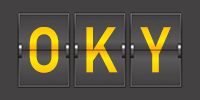 Airport code OKY