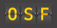 Airport code OSF