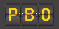 Airport code PBO