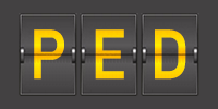 Airport code PED