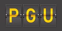 Airport code PGU