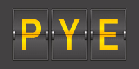 Airport code PYE