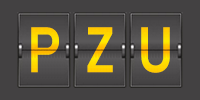 Airport code PZU