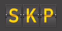 Airport code SKP