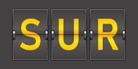 Airport code SUR