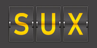 Airport code SUX