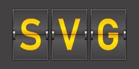 Airport code SVG