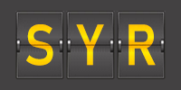 Airport code SYR