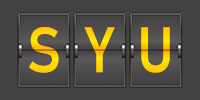 Airport code SYU