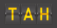 Airport code TAH