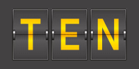 Airport code TEN