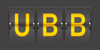 Airport code UBB