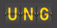 Airport code UNG