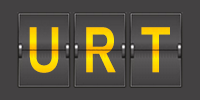 Airport code URT