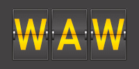 Airport code WAW