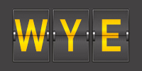 Airport code WYE