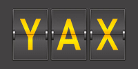 Airport code YAX