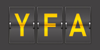 Airport code YFA