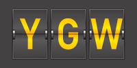 Airport code YGW