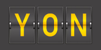Airport code YON