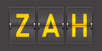 Airport code ZAH