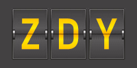 Airport code ZDY