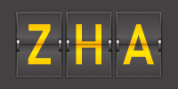 Airport code ZHA