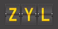 Airport code ZYL